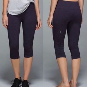 Lululemon In The Flow Crop Leggings Size 6